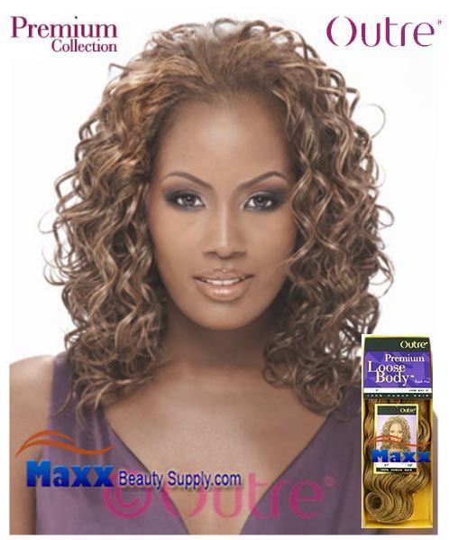Outre Premium Collection Human Hair Weave - Loose Body 14"